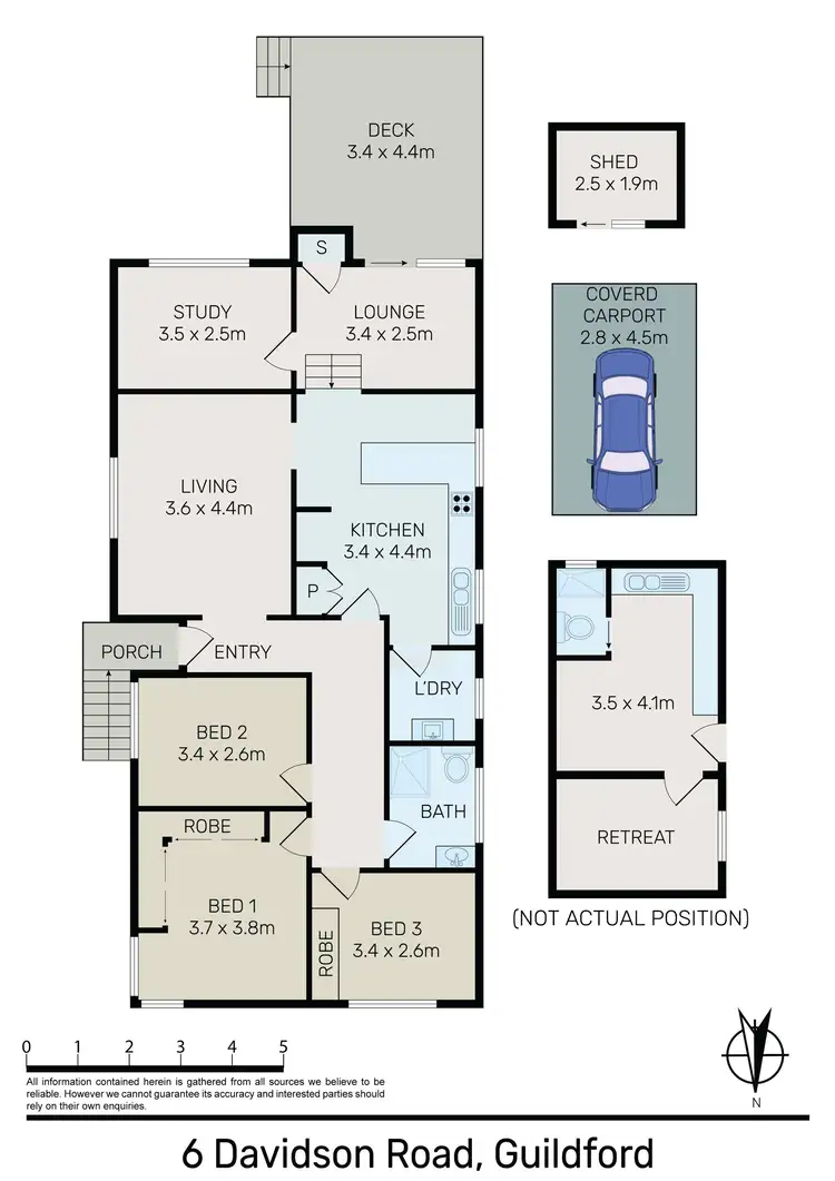 Floorplan of Homely house listing, 6 Davidson Road, Guildford NSW 2161