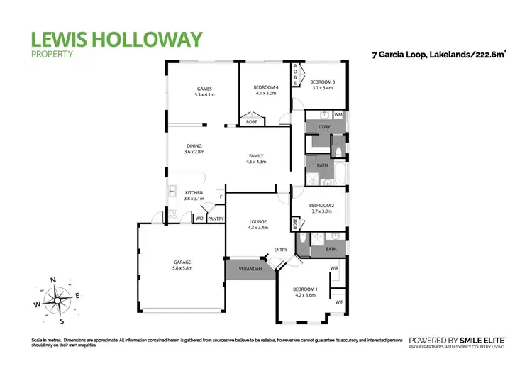 Floorplan of Homely house listing, 7 Garcia Loop, Lakelands WA 6180