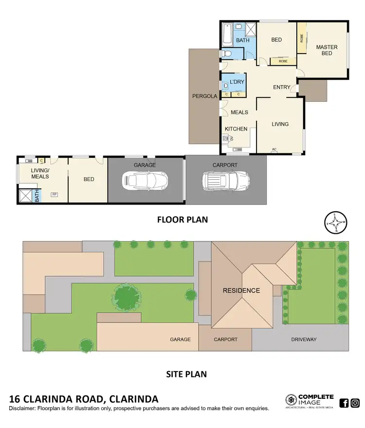 Floorplan of Homely house listing, 16 Clarinda Road, Clarinda VIC 3169