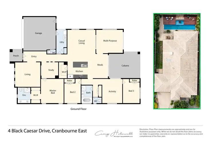 Floorplan of Homely house listing, 4 Black Caesar Drive, Cranbourne East VIC 3977