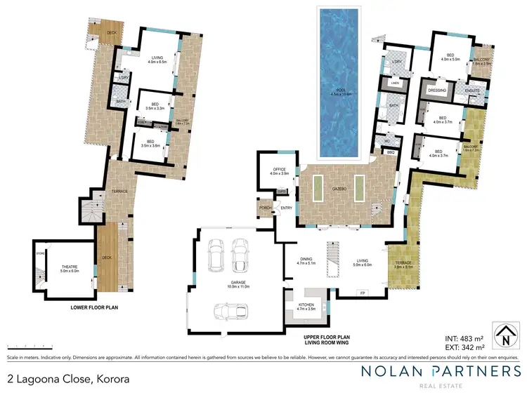 Floorplan of Homely house listing, 2 Lagoona Close, Korora NSW 2450