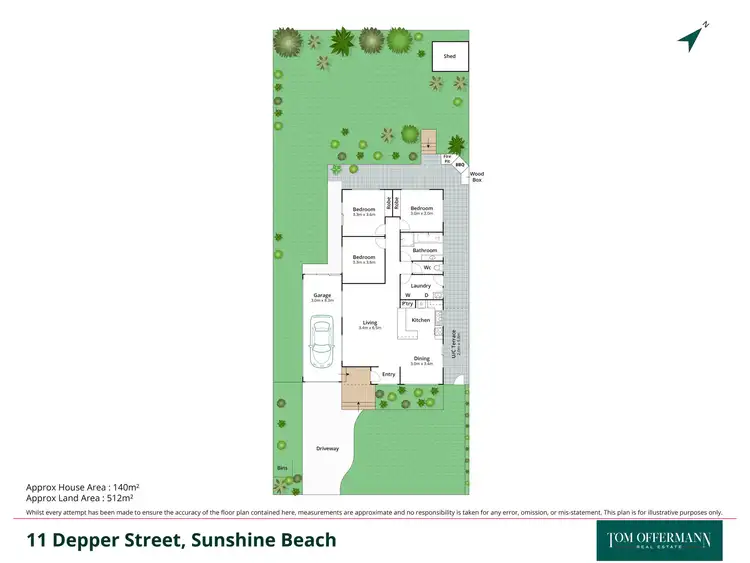 Floorplan of Homely house listing, 11 Depper Street, Sunshine Beach QLD 4567