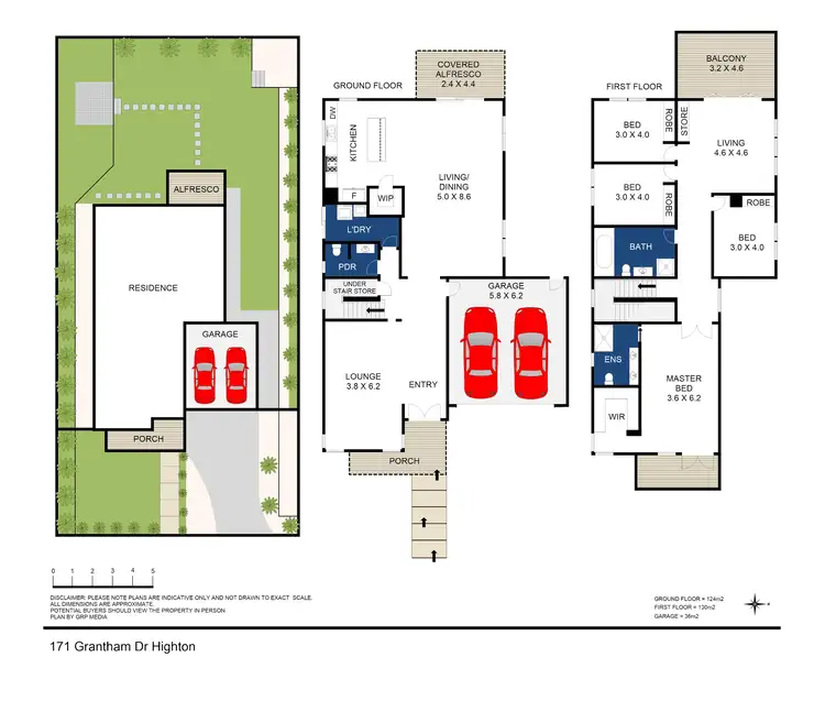 Floorplan of Homely house listing, 171 Grantham Drive, Highton VIC 3216