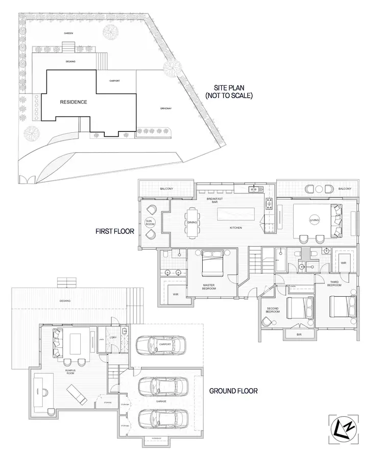 Floorplan of Homely house listing, 35 Montpellier Drive, Highton VIC 3216