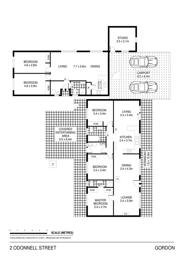 Floorplan of Homely house listing, 2 Odonnell Street, Gordon VIC 3345