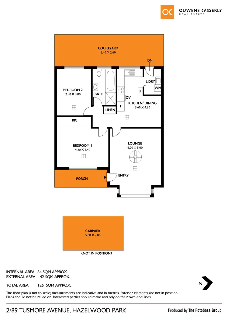 Floorplan of Homely unit listing, 2/89 Tusmore Avenue, Tusmore SA 5065