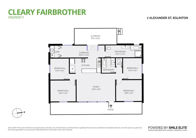 Floorplan of Homely house listing, 7 Alexander Street, Eglinton NSW 2795