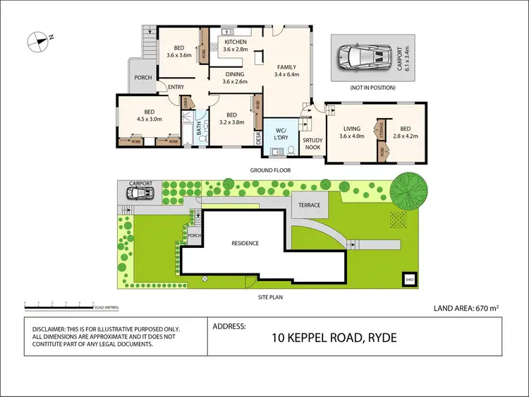 Floorplan of Homely house listing, 10 Keppel Road, Ryde NSW 2112