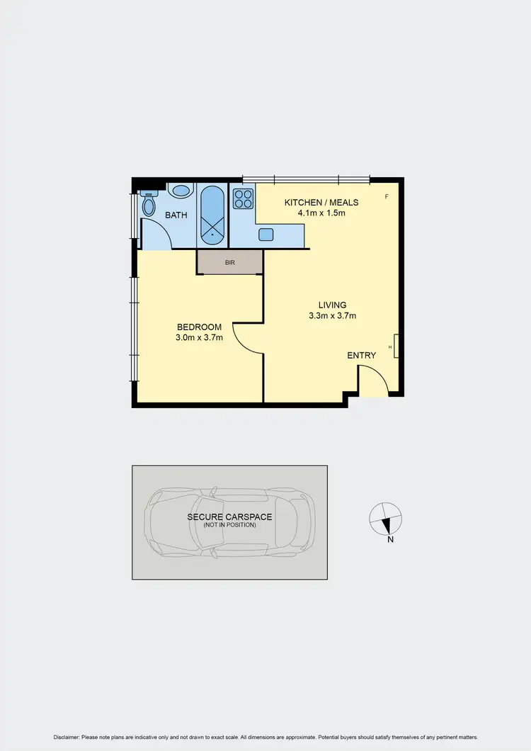 Floorplan of Homely unit listing, 12/106-110 Ascot Vale Road, Flemington VIC 3031