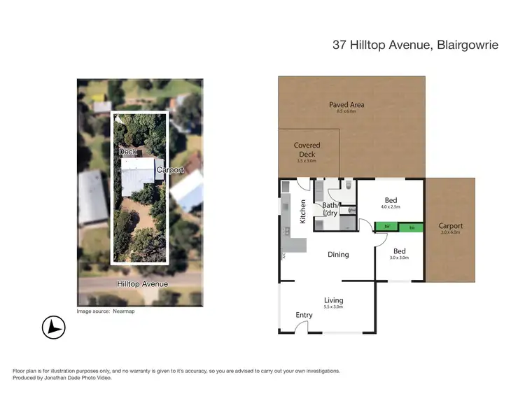 Floorplan of Homely house listing, 37 Hilltop Avenue, Blairgowrie VIC 3942