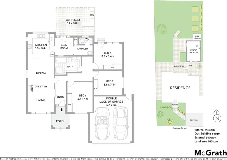 Floorplan of Homely house listing, 330 Autumn Street, Herne Hill VIC 3218
