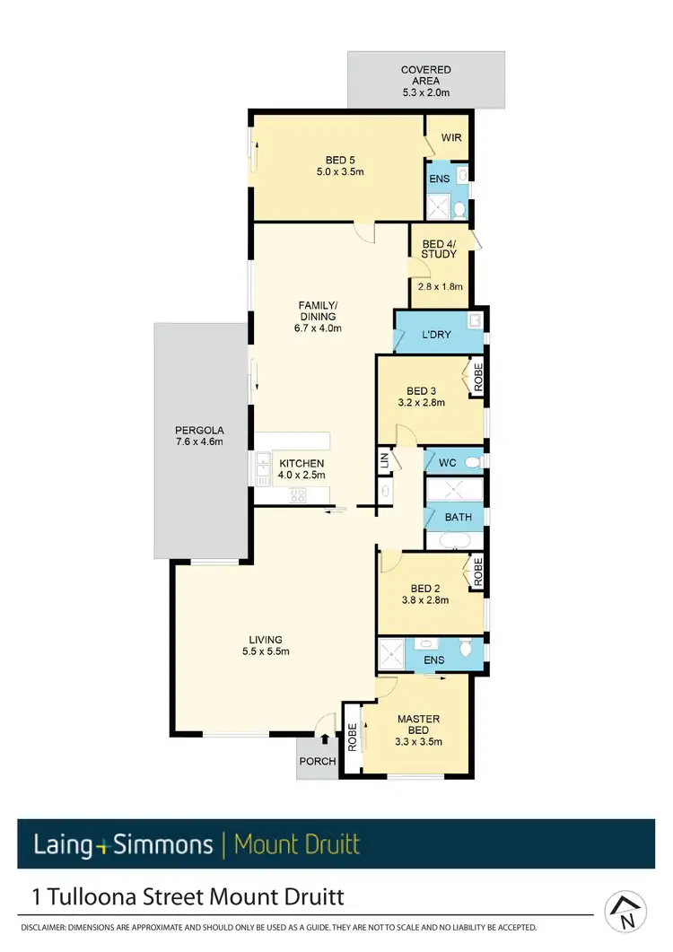 Floorplan of Homely house listing, 1 Tulloona Street, Mount Druitt NSW 2770