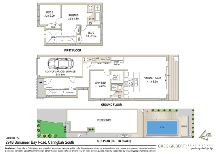 Floorplan of Homely semi-detached listing, 294B Burraneer Bay Road, Caringbah South NSW 2229