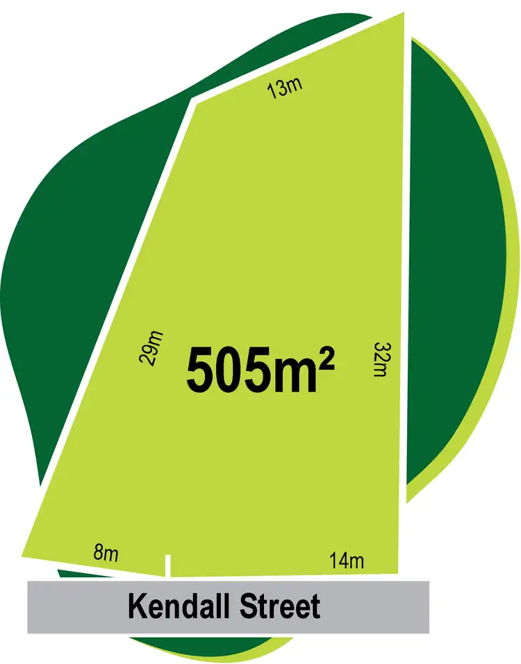 Floorplan of Homely land listing, 32 Kendall Street, Tarrawanna NSW 2518