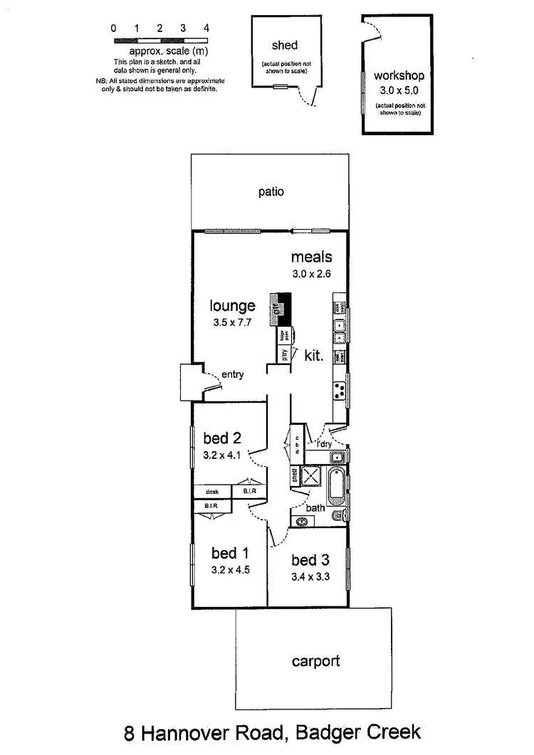 Floorplan of Homely house listing, 8 Hannover Road, Badger Creek VIC 3777