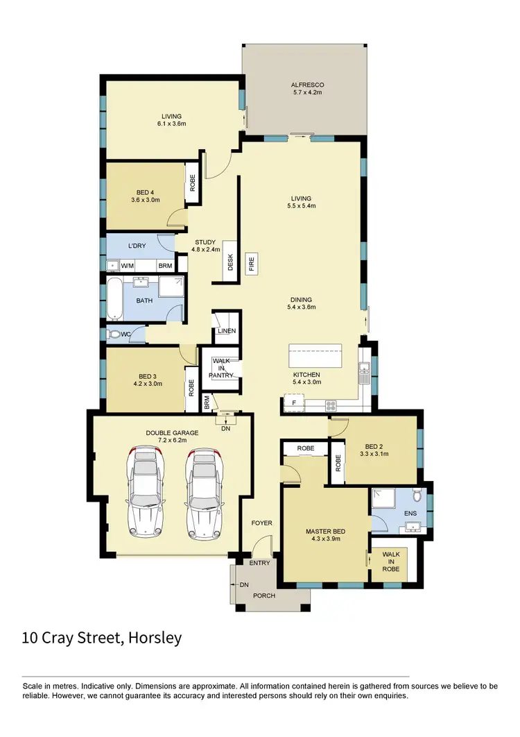 Floorplan of Homely house listing, 10 Cray Street, Horsley NSW 2530