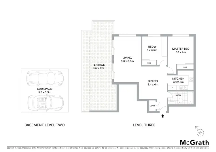 Floorplan of Homely apartment listing, 38/78 Alexander Street, Crows Nest NSW 2065