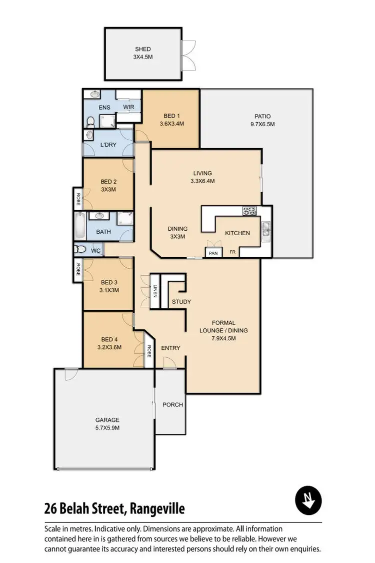 Floorplan of Homely house listing, 26 Belah Street, Rangeville QLD 4350