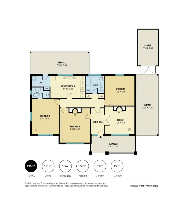 Floorplan of Homely house listing, 1 Osborn Avenue, Beulah Park SA 5067