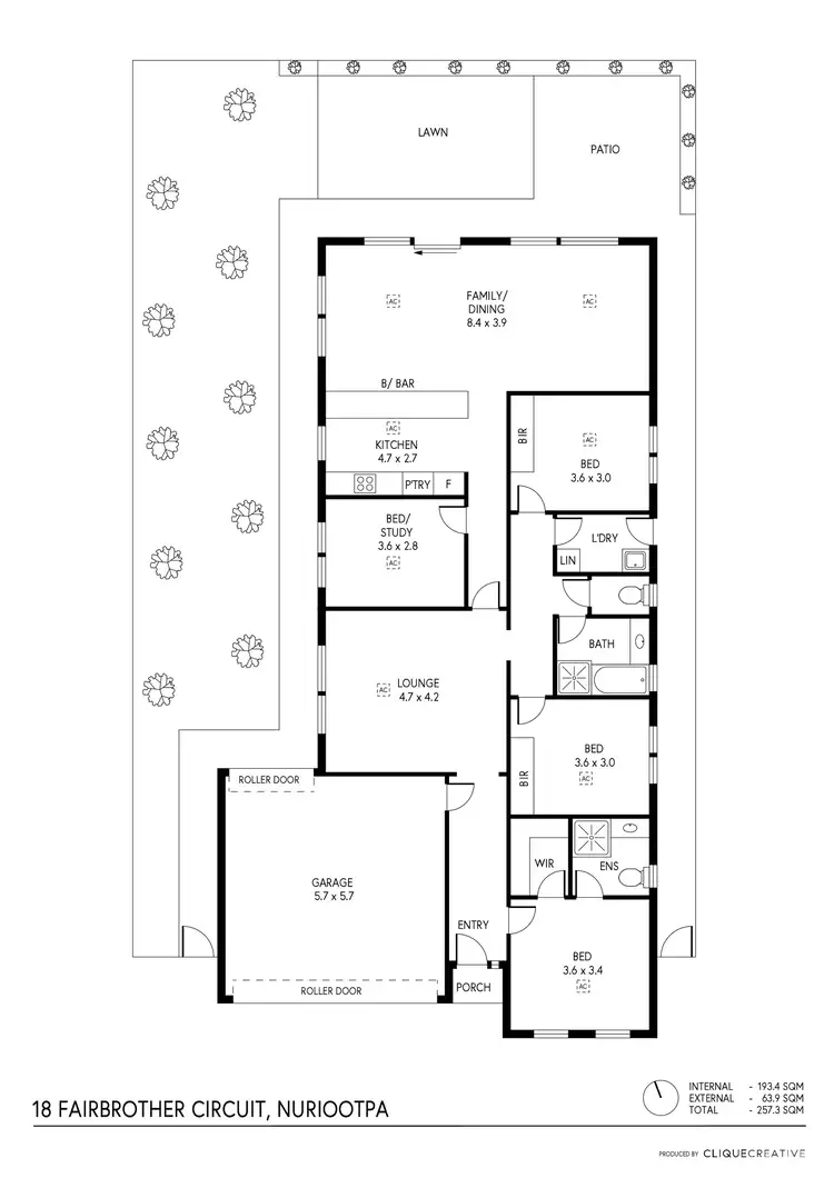 Floorplan of Homely house listing, 18 Fairbrother Circuit, Nuriootpa SA 5355