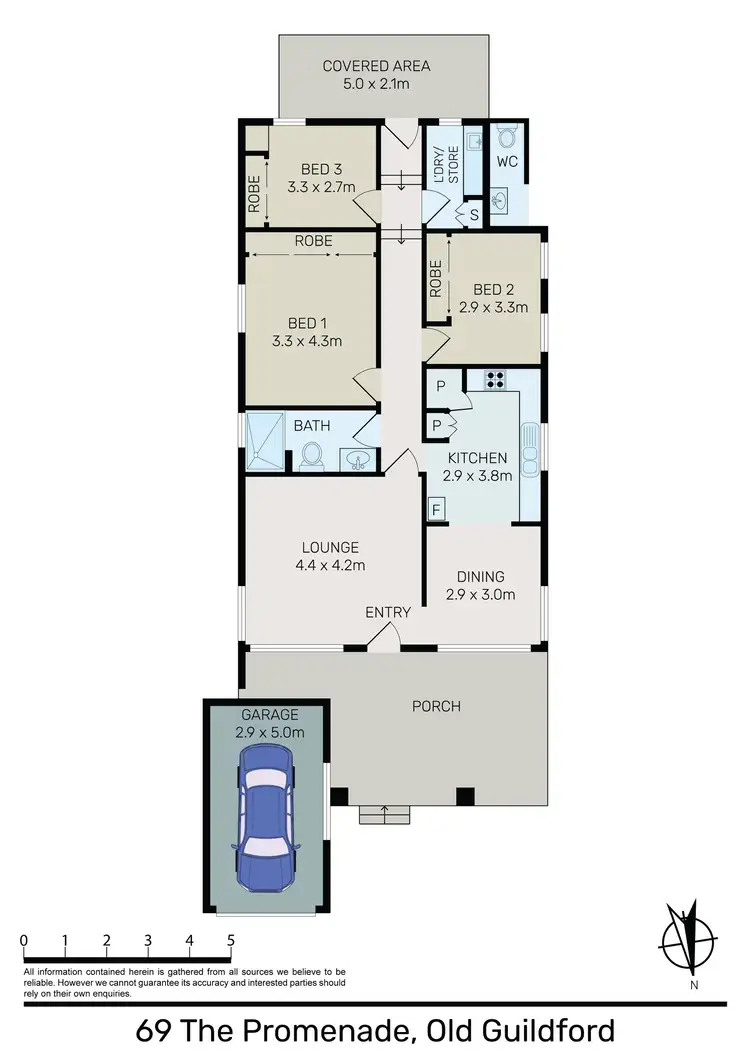Floorplan of Homely house listing, 69 The Promenade, Guildford NSW 2161
