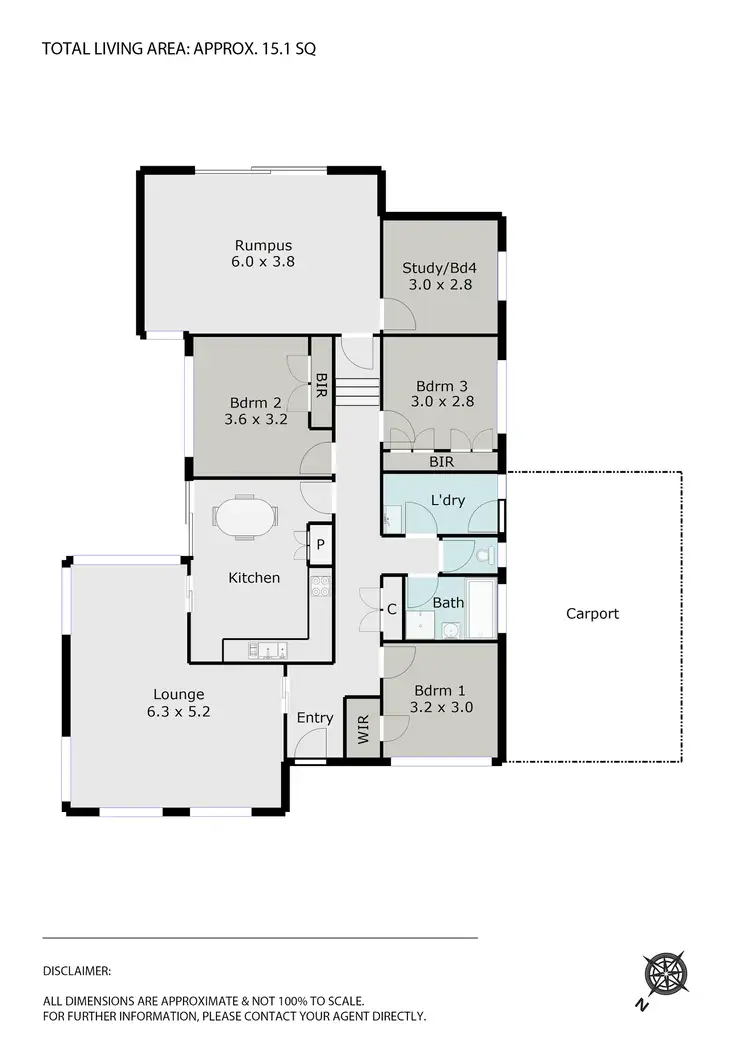 Floorplan of Homely house listing, 15 Teal Avenue, Ballarat North VIC 3350