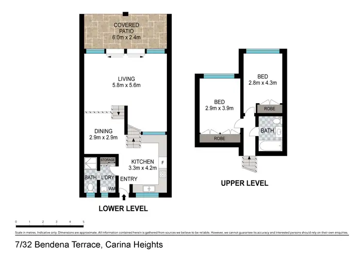 Floorplan of Homely townhouse listing, 7/32 Bendena Terrace, Carina Heights QLD 4152