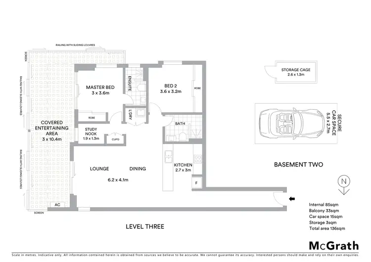 Floorplan of Homely apartment listing, 306/9 Forest Grove, Epping NSW 2121