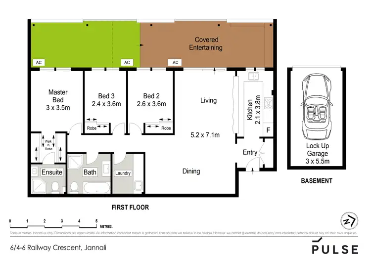 Floorplan of Homely apartment listing, 6/4-6 Railway Crescent, Jannali NSW 2226