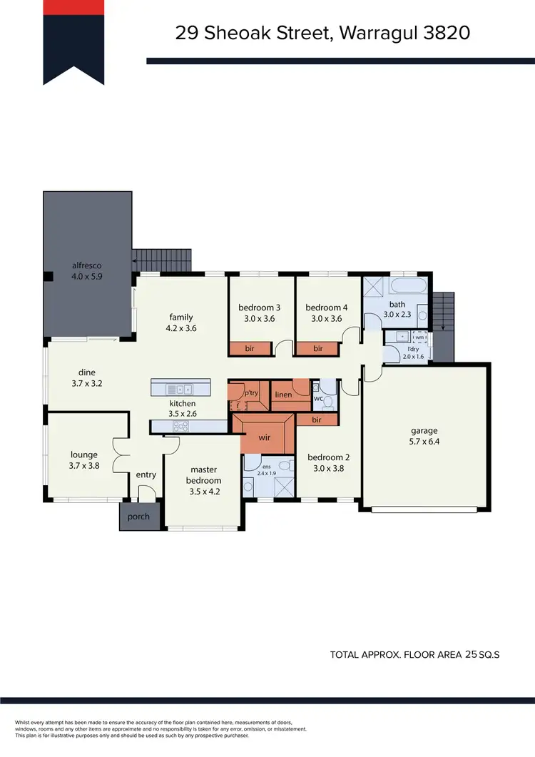 Floorplan of Homely house listing, 29 Sheoak Street, Warragul VIC 3820