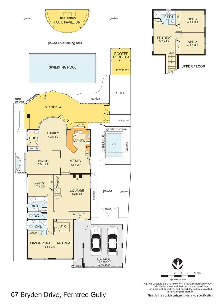 Floorplan of Homely house listing, 67 Bryden Drive, Ferntree Gully VIC 3156