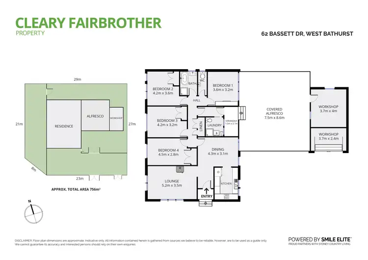 Floorplan of Homely house listing, 62 Bassett Drive, West Bathurst NSW 2795