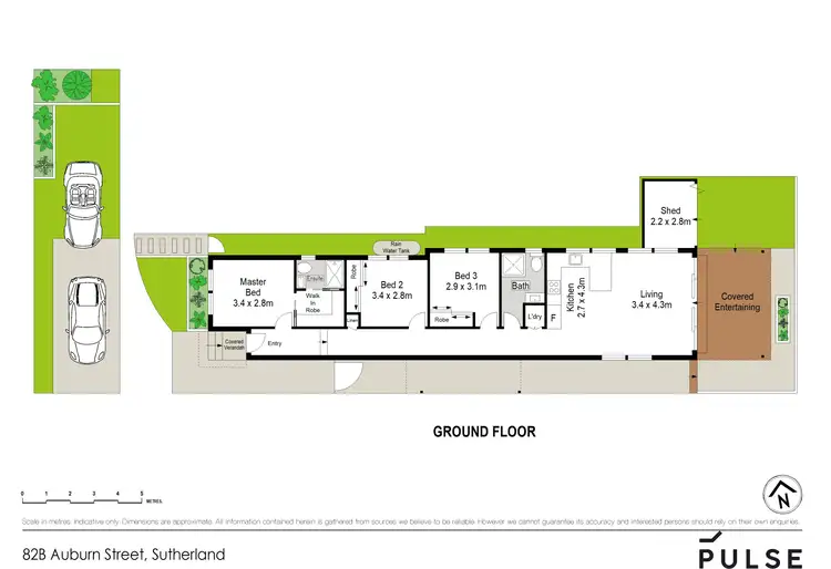 Floorplan of Homely house listing, 82B Auburn Street, Sutherland NSW 2232