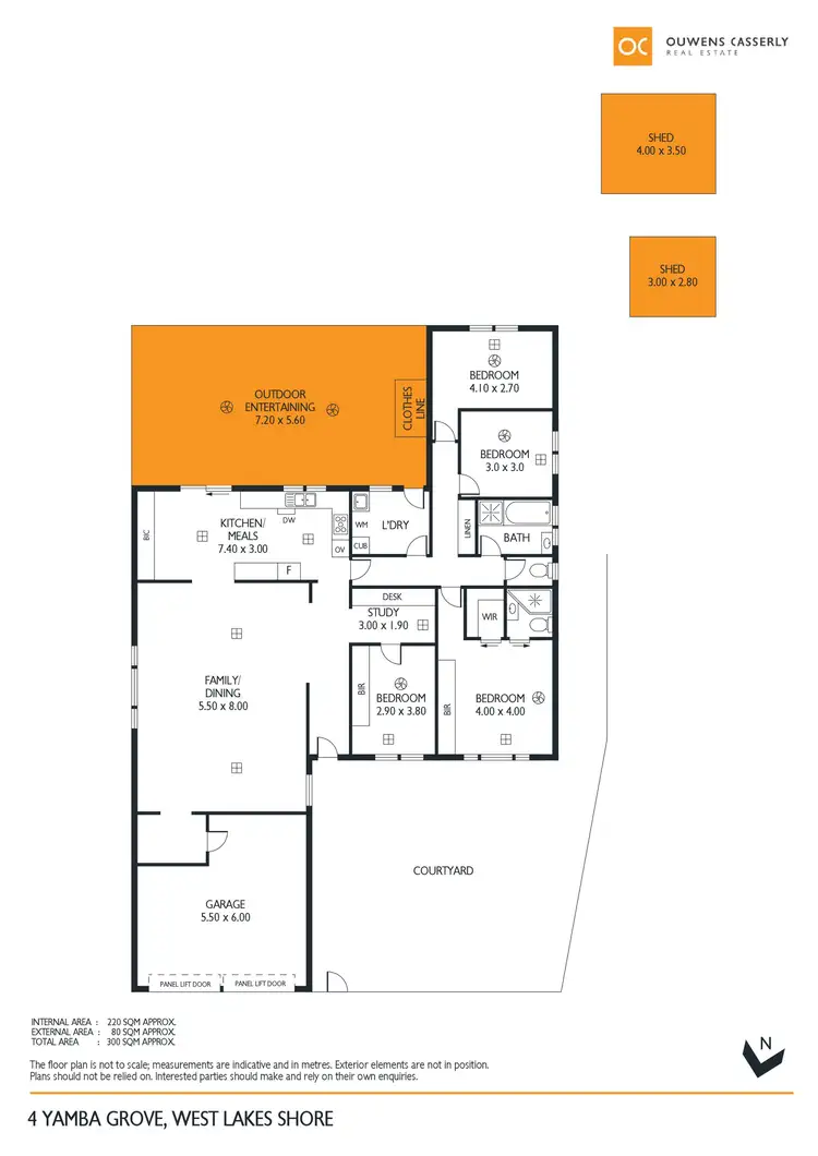Floorplan of Homely house listing, 4 Yamba Grove, West Lakes Shore SA 5020