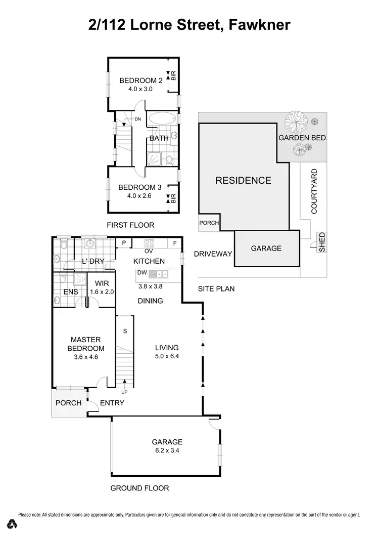 Floorplan of Homely townhouse listing, 2/112 Lorne Street, Fawkner VIC 3060
