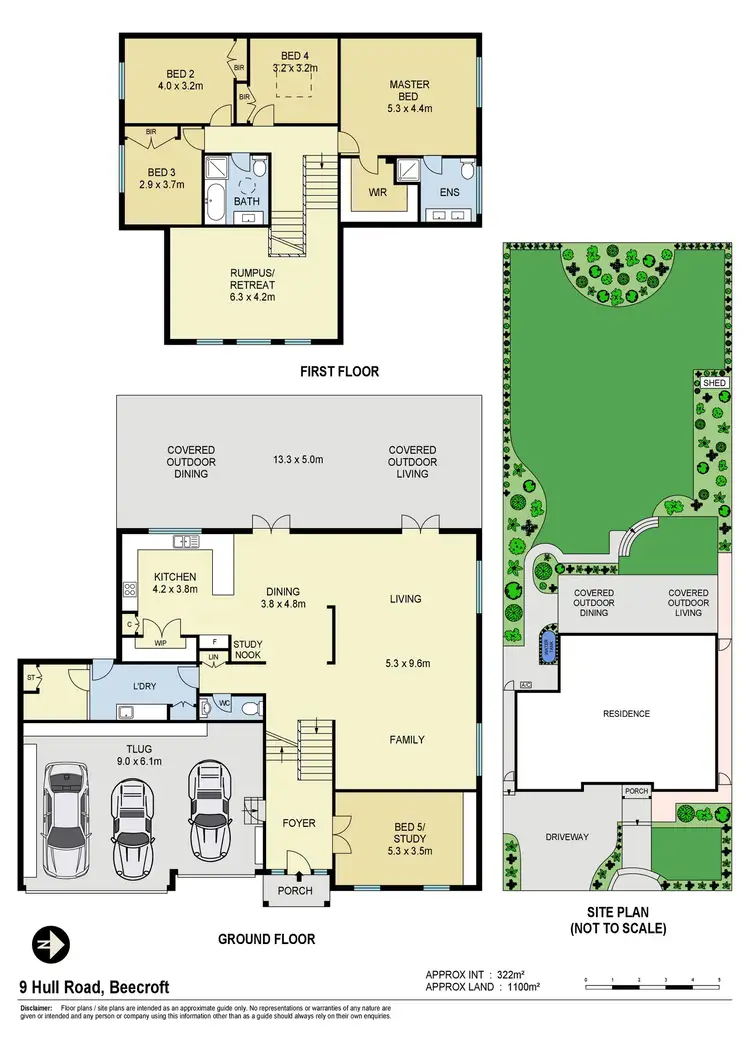 Floorplan of Homely house listing, 9 Hull Road, Beecroft NSW 2119