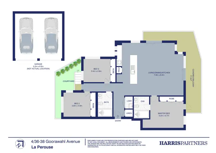 Floorplan of Homely unit listing, 4/36-38 Goorawahl Avenue, La Perouse NSW 2036