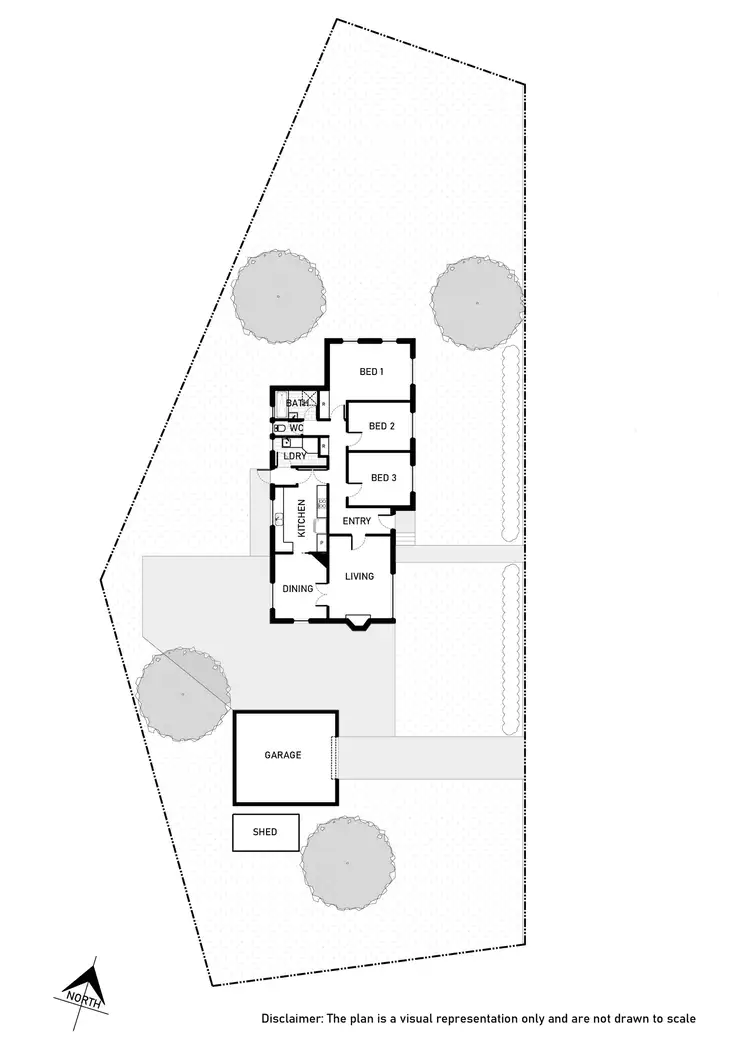 Floorplan of Homely house listing, 4 Kootara Crescent, Narrabundah ACT 2604