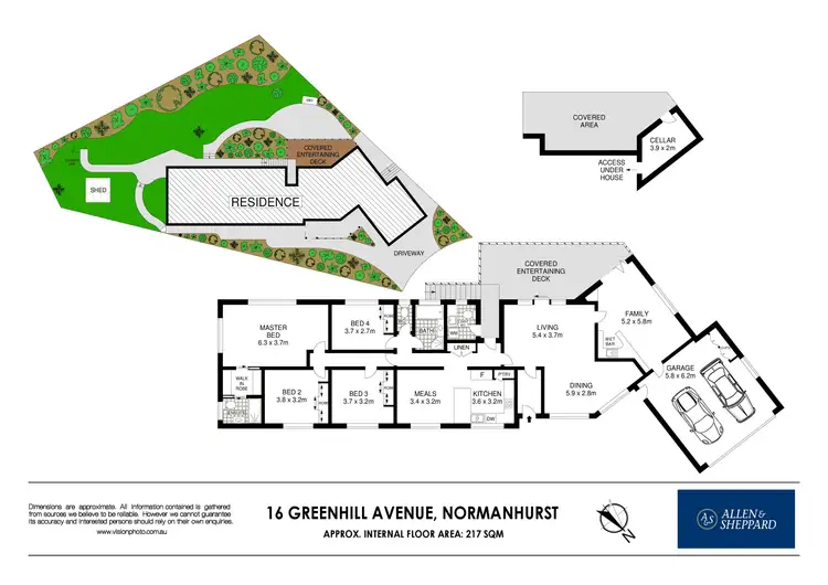 Floorplan of Homely house listing, 16 Greenhill Avenue, Normanhurst NSW 2076