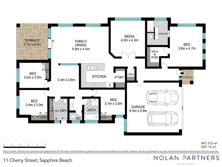 Floorplan of Homely house listing, 11 Cherry Street, Sapphire Beach NSW 2450
