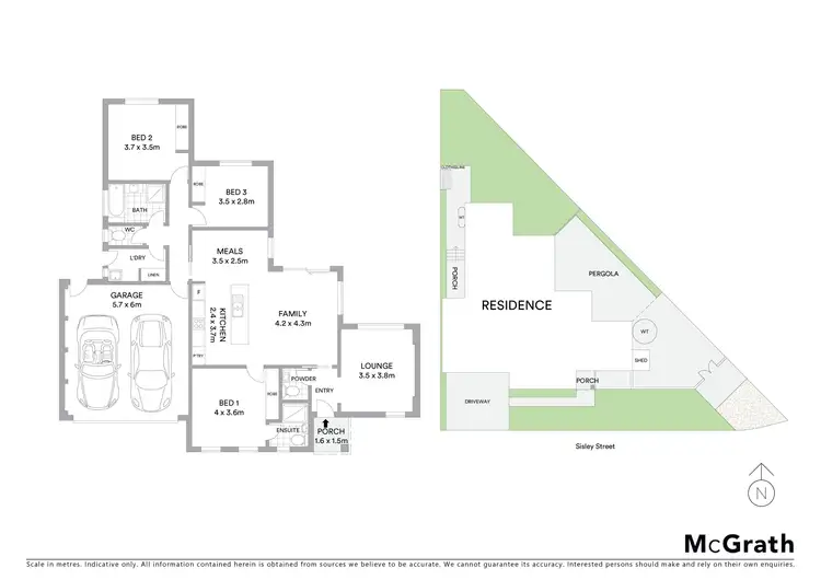 Floorplan of Homely house listing, 15 Sisely Street, Macgregor ACT 2615