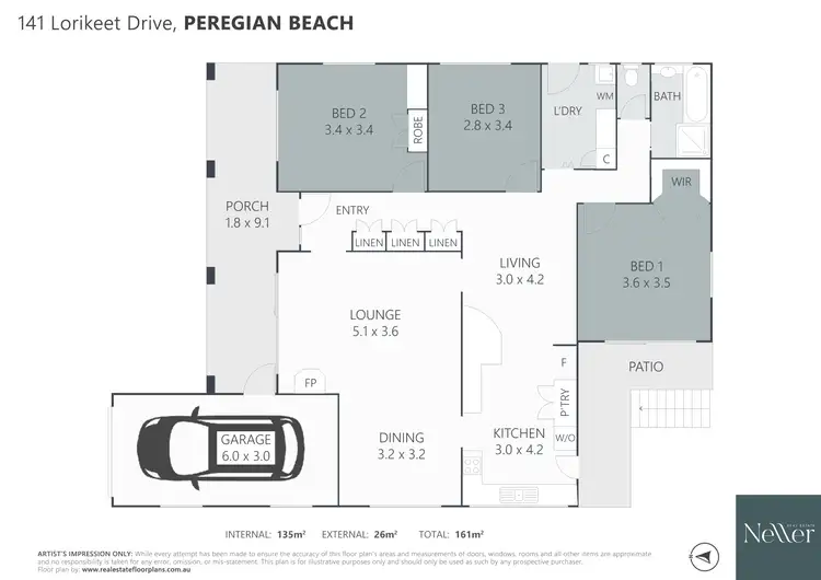 Floorplan of Homely house listing, 141 Lorikeet Drive, Peregian Beach QLD 4573