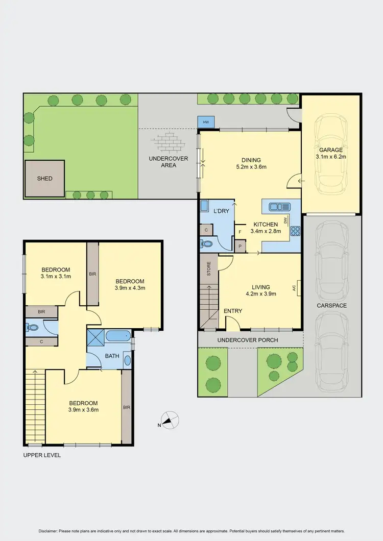 Floorplan of Homely townhouse listing, 4/32 Thomson Street, Maidstone VIC 3012