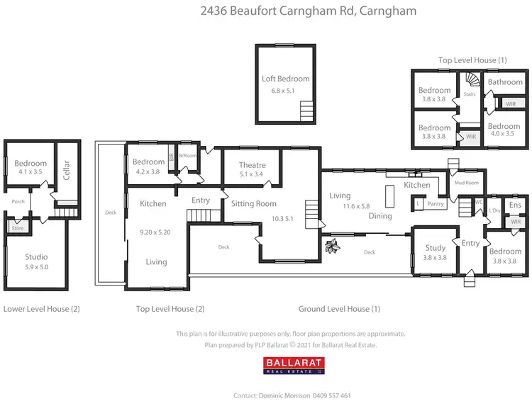 Floorplan of Homely house listing, 2436 Beaufort Carngham Road, Carngham VIC 3351