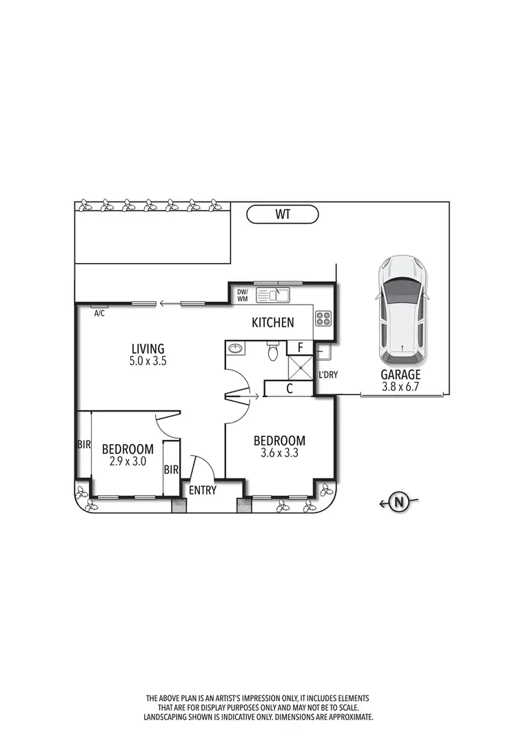 Floorplan of Homely unit listing, 3A Maher Street, Fawkner VIC 3060