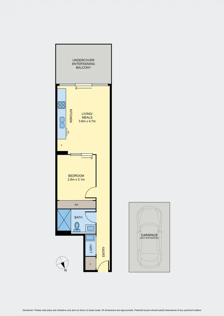 Floorplan of Homely apartment listing, 73/100 Keilor Road, Essendon North VIC 3041