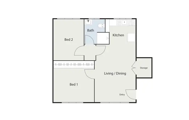 Floorplan of Homely apartment listing, 27/39 Brigalow Street, O'connor ACT 2602
