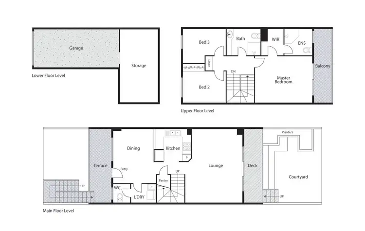 Floorplan of Homely townhouse listing, 11/3 Heard Street, Mawson ACT 2607