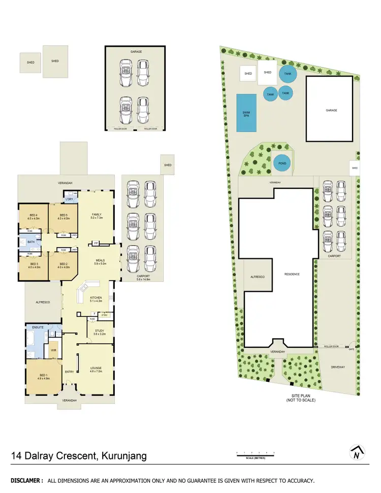 Floorplan of Homely house listing, 14 Dalray Crescent, Kurunjang VIC 3337