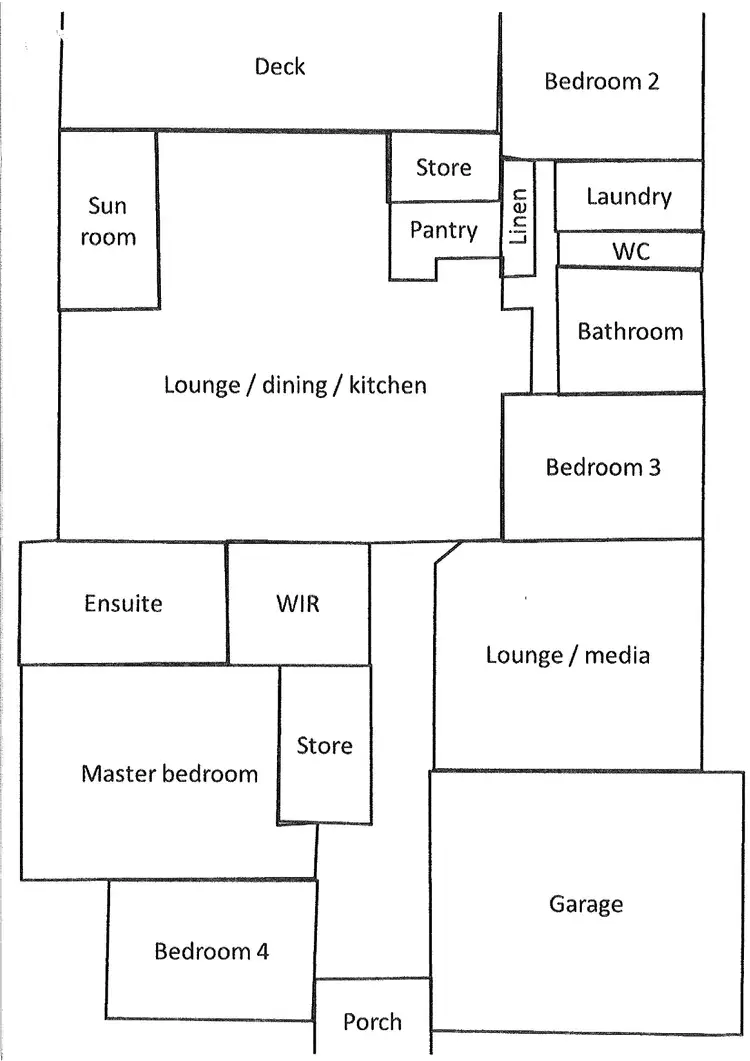 Floorplan of Homely house listing, 9 Chardonnay Drive, Hawley Beach TAS 7307